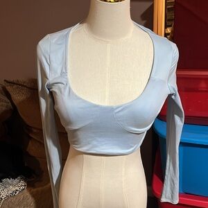 fashion nova long sleeve crop top